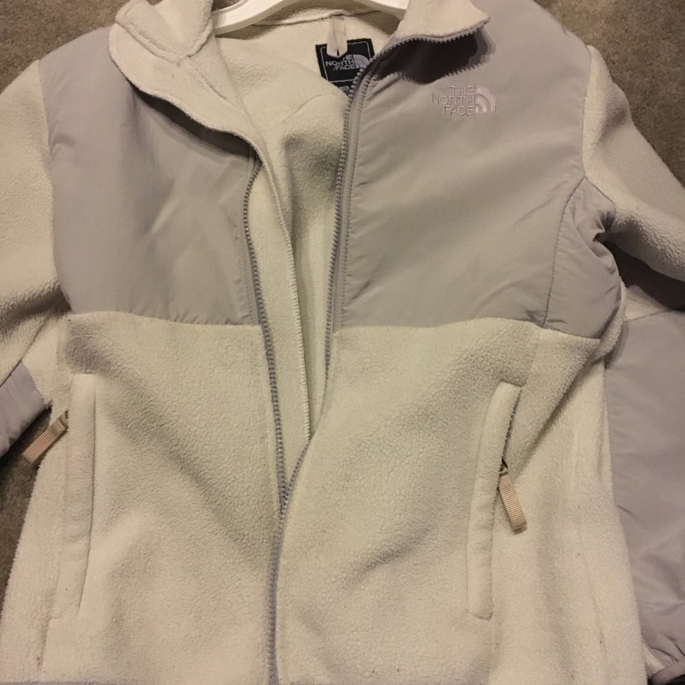Cream Northface coat